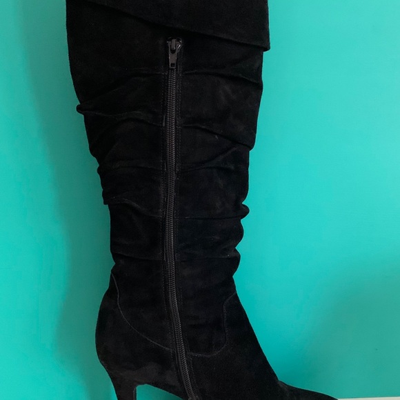 2/$50💥Black Suede Vaneli Boots - Picture 2 of 7